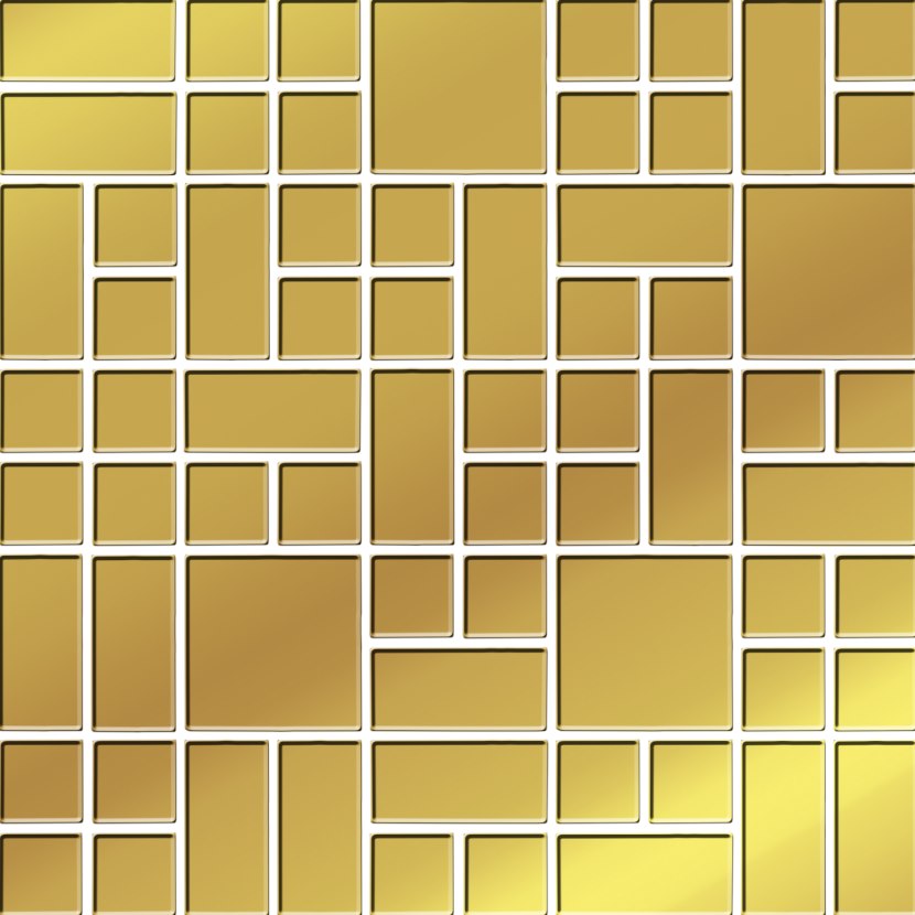 GOLD GLASS MOSAIC 25x25